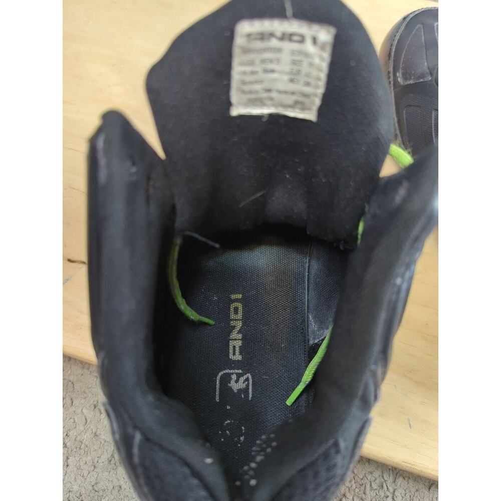 And1 Playoff Black Mid-rise Athletic Shoes Non Marking Lace Up Sneakers Mens 10 - Picture 11 of 11